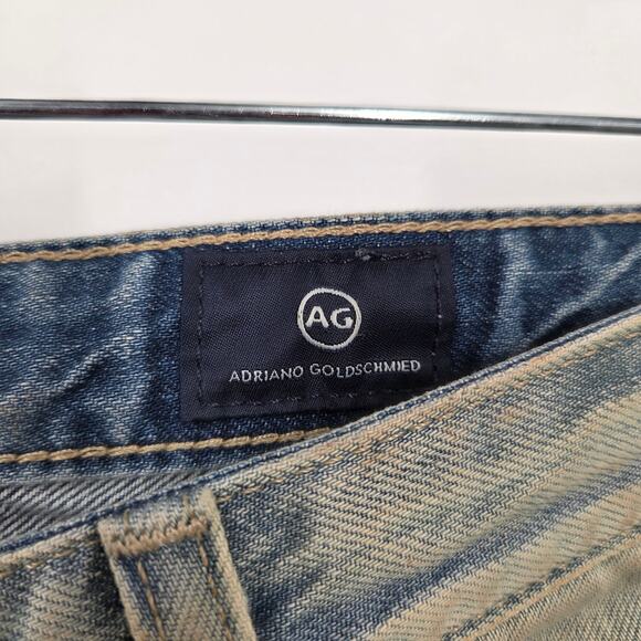 Ag Adriano Goldschmied Jeans 28 Womens Jodi Crop Acid Dirt Wash Denim Cotton - Picture 5 of 9